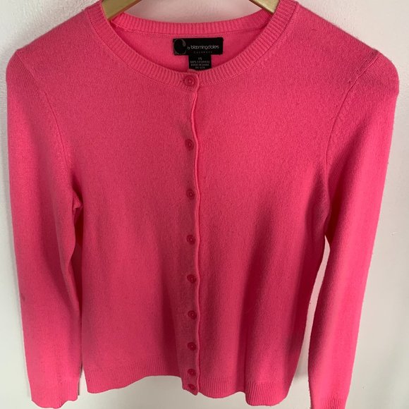 C by Bloomingdale's 100% cashmere cardigan - Picture 1 of 2